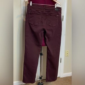 EUC Mavi Kendra Plum High-Rise Straight Leg Denim Jeans Women 31